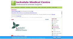 Desktop Screenshot of jacksdalemedicalcentre.co.uk